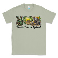 Matcha Peace Love Elephant Classic Tee - LillyAllenDesigns
