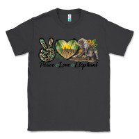 Smoke Peace Love Elephant Classic Tee - LillyAllenDesigns