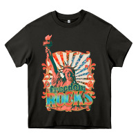 Asphalt retro freedom rocks billie wilder Heavy Core Tee - texasbilliewilder