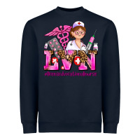 Navy lvn licensed vocational nurse Heavyweight Sweatshirt - AdoDesignShop