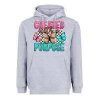 Heather Grey created with a purpose Heavyweight Hoodie - Artiststas