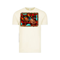 Vintage Arctic Christmas rodeo cowboy Vintage Tee - JahusDesignShop