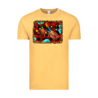 Vintage Mustard Christmas rodeo cowboy Vintage Tee - JahusDesignShop