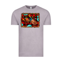 Vintage Zinc Christmas rodeo cowboy Vintage Tee - JahusDesignShop
