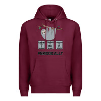 Burgundy Periodically Premium Hoodie - Bettercallsaul