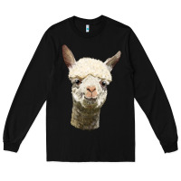 Black Alpaca Head Long Sleeve Tee - LillyAllenDesigns