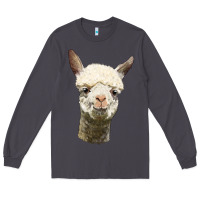 Smoke Alpaca Head Long Sleeve Tee - LillyAllenDesigns