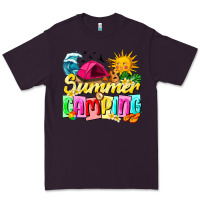 Plum summer camping Premium Tee - texasbilliewilder