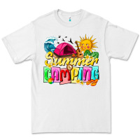 White summer camping Premium Tee - texasbilliewilder
