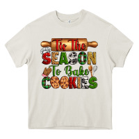 Cream tis the season to bake cookies Heavy Core Tee - Zillion Design Studio