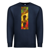 Navy juneteenth pen wrap Premium Sweatshirt - BarkalooDesign