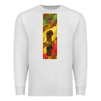 Oatmeal Heather juneteenth pen wrap Premium Sweatshirt - BarkalooDesign