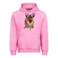 Fuchsia Pink deer gnome Urban Hoodie - CowGirlArtShop
