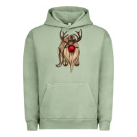 Pigment Oil Green deer gnome Urban Hoodie - CowGirlArtShop