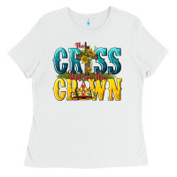 White the cross before the crown Ladies Tee - texasbilliewilder
