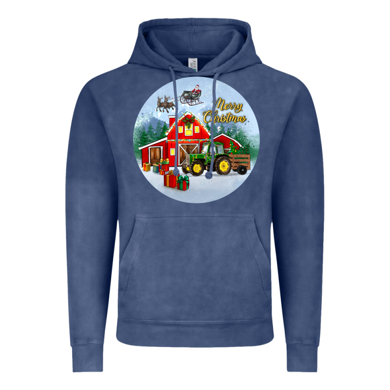 Merry Christmas Small Town Christmas Ornament Vintage Hoodie by BundleAndBundleShop | Teevron