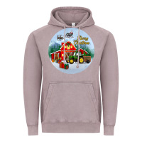 Vintage Zinc merry christmas small town christmas ornament Vintage Hoodie - BundleAndBundleShop