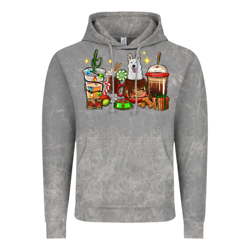 Christmas Coffee Cups With White Shepherd Vintage Hoodie by RanaPortraitStore | Teevron