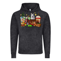Vintage Black Christmas coffee cups with White Shepherd Vintage Hoodie - RanaPortraitStore