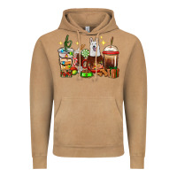 Vintage Camel Christmas coffee cups with White Shepherd Vintage Hoodie - RanaPortraitStore