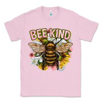 Bubblegum Pink bee kind Classic Tee - NancyCooperArtShop