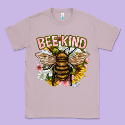 Bee Kind Classic Tee Designed By Nancycooperartshop