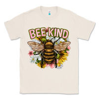 Natural bee kind Classic Tee - NancyCooperArtShop