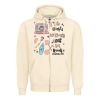 Sandshell she works willingly with her hands Zipper Hoodie - MaliasSmallBusiness