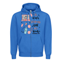 True Royal she works willingly with her hands Zipper Hoodie - MaliasSmallBusiness