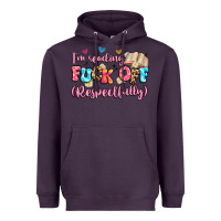 Plum i'm reading fuck off respectfully Heavyweight Hoodie - Artiststas