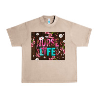 French Oak nurse life with pearls Urban Heavy Tee - AdoDesignShop
