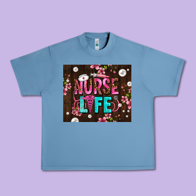 Nurse Life With Pearls Urban Heavy Tee Designed By Adodesignshop
