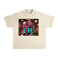 Sandshell nurse life with pearls Urban Heavy Tee - AdoDesignShop