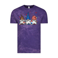 Cloud Purple 4th of july gnomes Vintage Tee - Jasminsmagicworld