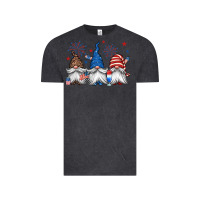 Vintage Black 4th of july gnomes Vintage Tee - Jasminsmagicworld