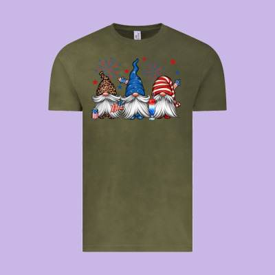 4th Of July Gnomes Vintage Tee Designed By Jasminsmagicworld