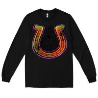 Black halloween  horseshoe Long Sleeve Tee - Jasminsmagicworld