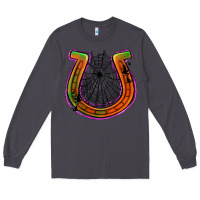 Smoke halloween  horseshoe Long Sleeve Tee - Jasminsmagicworld