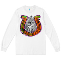 White halloween  horseshoe Long Sleeve Tee - Jasminsmagicworld