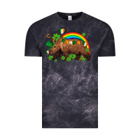 Cloud Black st patricks bear ado Vintage Tee - AdoDesignShop