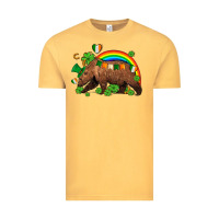 Vintage Mustard st patricks bear ado Vintage Tee - AdoDesignShop