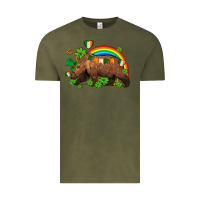 Vintage Olive st patricks bear ado Vintage Tee - AdoDesignShop