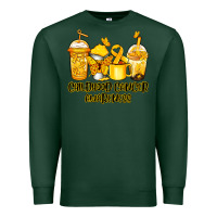 Sports Green childhood cancer awareness coffee Premium Sweatshirt - Jasminsmagicworld