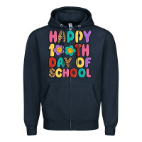 Happy 100 Th Day Of School Zipper Hoodie | Teevron