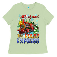 Matcha all aboard the polar express Ladies Tee - Zillion Design Studio
