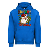Cobalt cowboy christmas western cactus Urban Hoodie - CowGirlArtShop