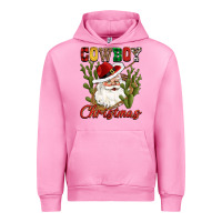 Fuchsia Pink cowboy christmas western cactus Urban Hoodie - CowGirlArtShop