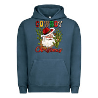 Pigment Midnight Navy cowboy christmas western cactus Urban Hoodie - CowGirlArtShop