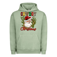 Pigment Oil Green cowboy christmas western cactus Urban Hoodie - CowGirlArtShop
