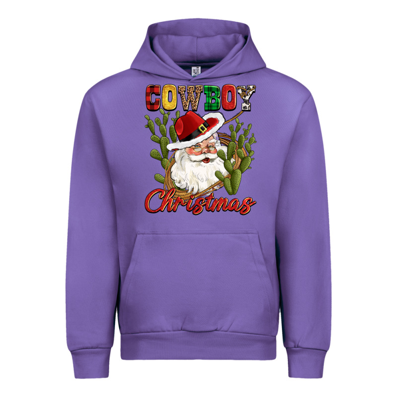 Cowboy Christmas Western Cactus Urban Hoodie by CowGirlArtShop | Teevron